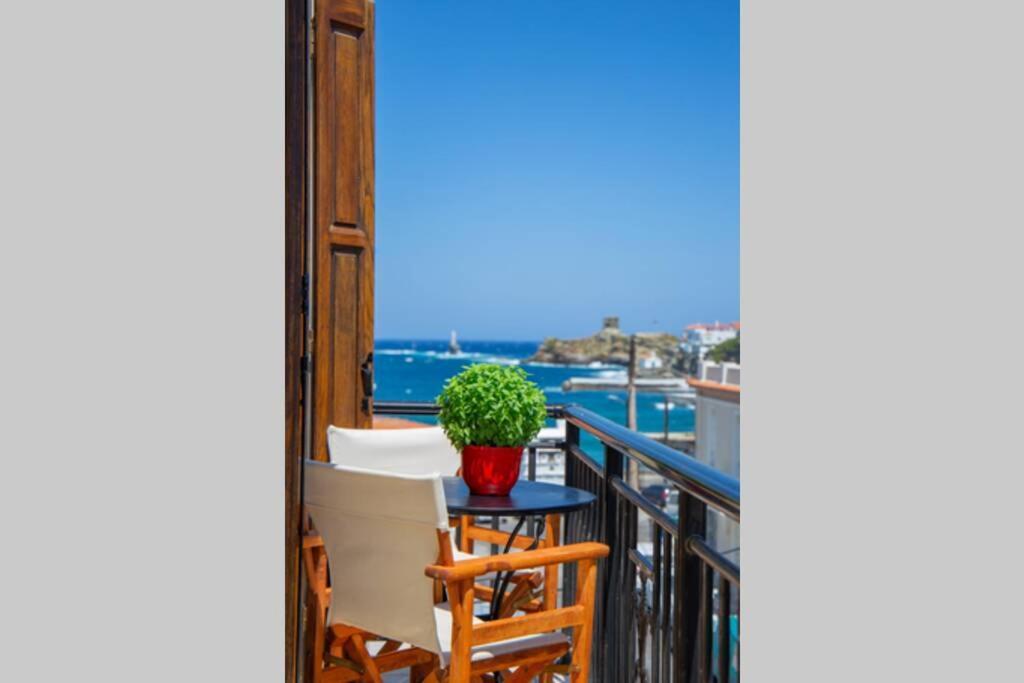 Seaview Stylish Flat In Andros - Walk To Beach المظهر الخارجي الصورة